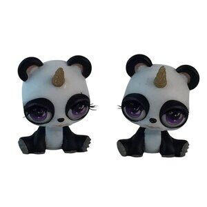 Poopsie‎ Surprise Cutie Tooties Cuddles Panda Unicorn Figures Black White RARE
